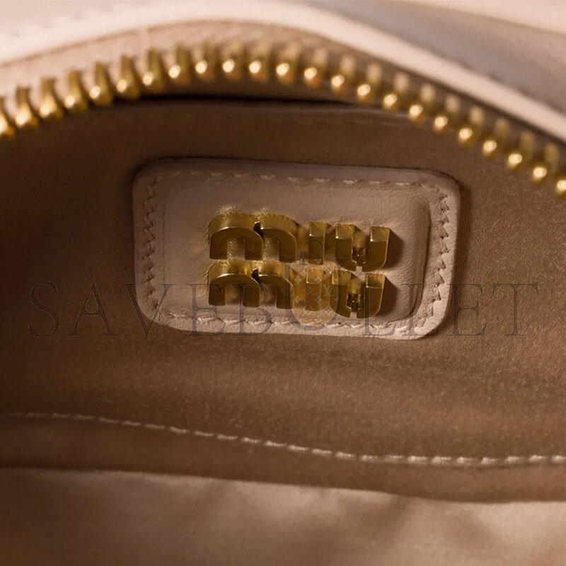 MIU MIU ARCADIE MATELASSÉ HANDBAG 5BB123 (19*13*6cm)